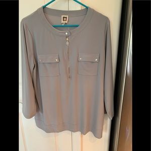 NWT, Anne Klein Blouse, Size Large